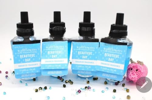 4 BEAUTIFUL DAY Wallflowers Home Fragrance Refills bath & body