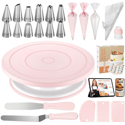 Kootek 71 Cake Decorating Kit Baking Supplies Tools for Beginners & Pros