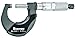 Starrett 444.1MXRL-25 Outside Micrometer, Ratchet Stop, Lock Nut, Carbide Faces, 25 mm Range, 0.01 mm Grad