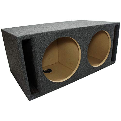 Alpine Bundle Compatible With Universal Car X-W12D4 Type X 12" Loaded Spl Bass Subwoofer Labyrinth Vent Sub Box Stereo Enclosure #TOP2