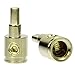 Pair (2) Car Audio 1/0 Gauge to 4 Gauge Amp Input Gold Reducers