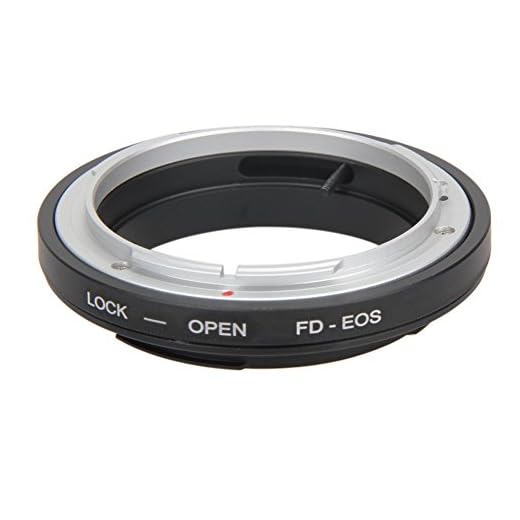 Amazingdeal365 FD-EOS Ring Adapter Objektiv Adapter FD Objektiv auf EF für Canon EOS Mount