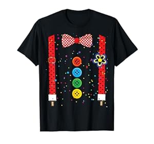 Clown Karneval Kostüm Clownskostüm Clowns Fasching Konfetti T-Shirt