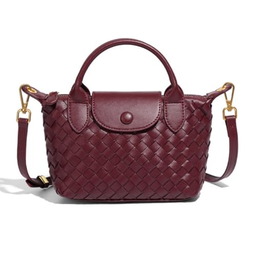 Imagen de NFengHe Pequeños bolsos cruzados tejidos para mujer