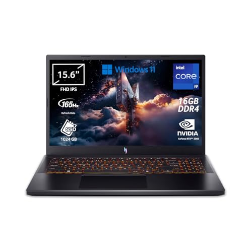 acer Nitro V 15 ANV15-52-94KP Notebook Gaming, NVIDIA GeForce RTX 5060 8 GB GDDR7, Processore Intel Core i9-13900H, Ram 16 GB DDR4, 1024 GB SSD, Display 15.6' FHD IPS 165 Hz LED LCD, Windows 11 Home
