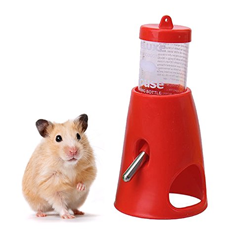 Sage Square Water Bottle with Stand Cum Hideout Cum Hide House for Hamster/Dwarf/Gerbil/Mice/Guinea Pig/Ferret/Rabbit (Red) (B079SWJK6L) Amazon Price History, Amazon Price Tracker