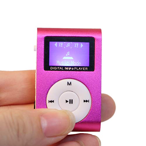 siwetg MX 801 Mini USB metalen clip Micro SD TF kaartsleuf LCD scherm muziek MP3-speler - Image 7