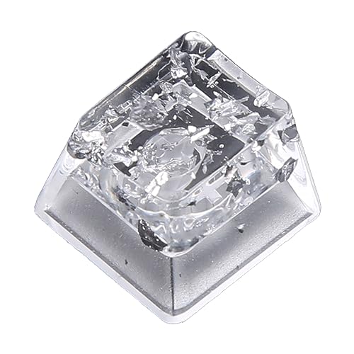 Keycap de Resina Transparente Plata para Teclado MX