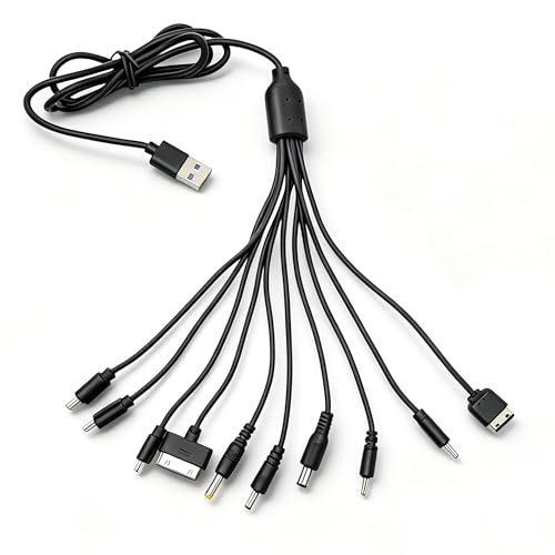 10-in-1 Universal USB Charging Cable, Multi-Charger Cord with Typ...