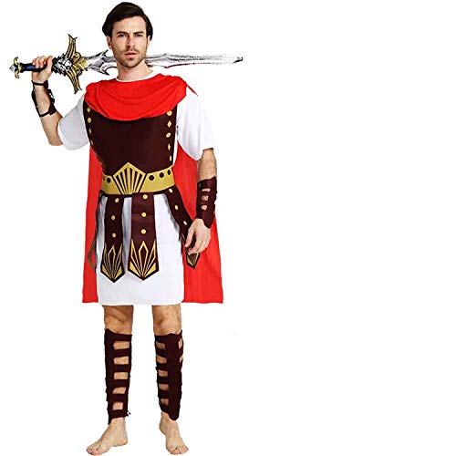 thematys® Disfraz de Gladiador Guerrero Romano para Hombre Cosplay, Carnaval y Halloween - Talla única 160-180cm