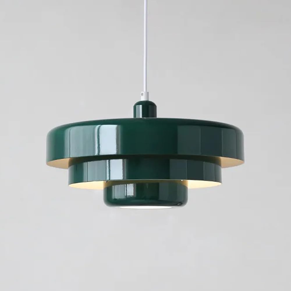 DONHEK Nordic Hanging Lamp PH5 Pendant Light Round Metal E27 Ceiling Lighting Fitting Single Kitchen Island Lights Restaurant Bedroom Cafe Decor Suspension Lamps Dia-35cm Star of Light