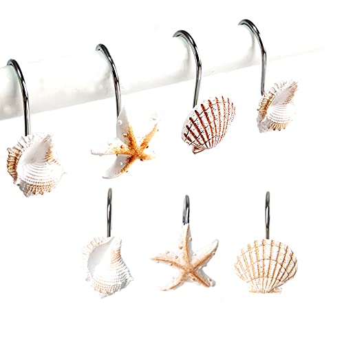 Vasemele 12 Pezzi Ganci per Tenda da Doccia a