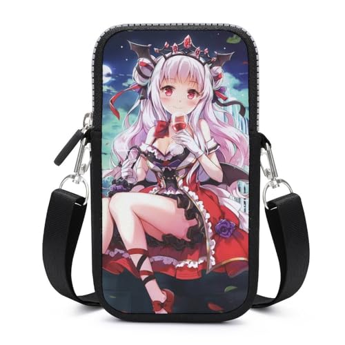 Sac bandoulière rose pour téléphone et portefeuille pochette unisexe compacte