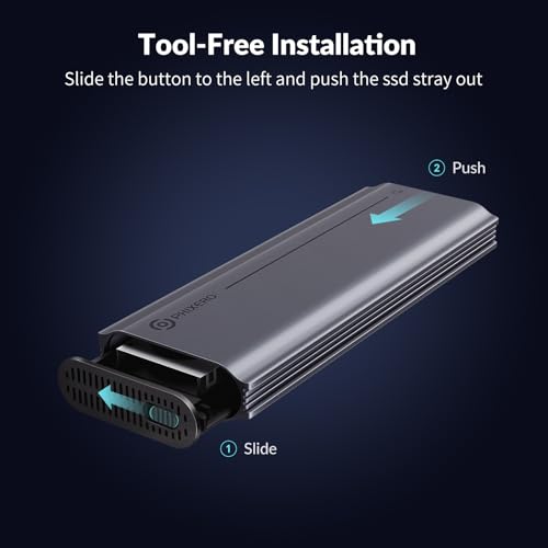 PHIXERO PhiBox Pro Caja Externa M.2 NVME SSD 40Gbps miniatura 5