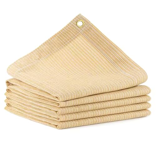 Vocray 90% Shade Cloth for Patio, 10X30 FT Pergola Shade Cover, Breathable Sun Shade Fabric for Beach, Deck, Porch, Gazebo, Carport, Outdoor Sunshade Screen for Garden, Balcony, Pool.