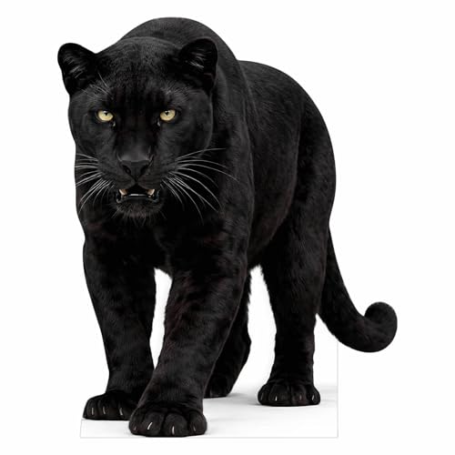 ATOZSIGN Life Size Black Panther Cutout 3 ft Animal Themed Party Decoration for Birthday and Themed Party
