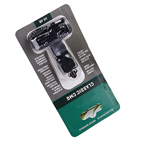 Silbato deportivo CMG con cordón negro ABS miniatura 2