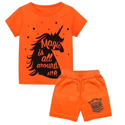 Image of MIST N FOGG Girls Half Sleeve Printed Tshirt and Printed Shorts (Set Pack of 3)