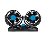 Ventilador Automotivo Duplo Com Ajuste Para Carro Caminhão 12v Mundo Compras