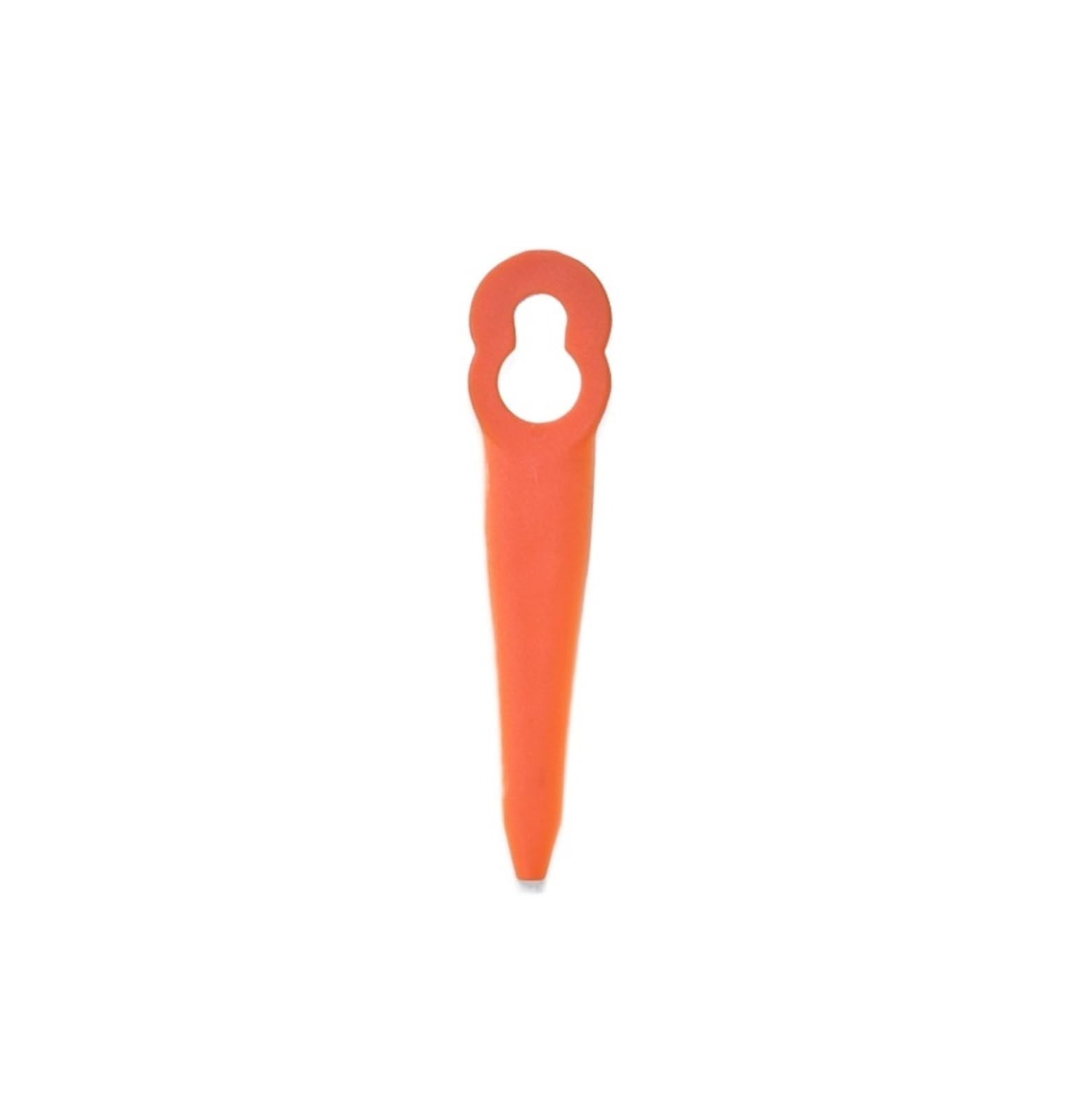 Genérico Cortacésped Universal L90 de 30/80 Uds., Cortador de Cuchillas de plástico, Juego de Cuchillas de plástico, Accesorio for cortacésped Robot antirotura de Alta dureza(L90 Orange,80pcs)
