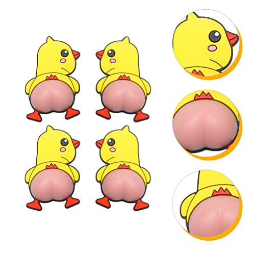 4 pçs adesivos decorativos para carro fofos silicone estilo bumbum espelho retrovisor moldura de por