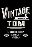  Tom Vintage Notizbuch (liniert)