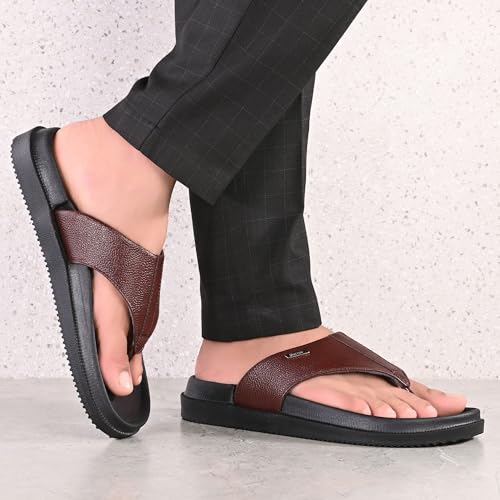 Image of DOCTOR HEALTH SUPER SOFT Men's Orthopedic Slippers | Anti-Skid Comfort Footwear for Heel Pain & Everyday Wear | Lightweight PU Sole Flip-Flops for Men