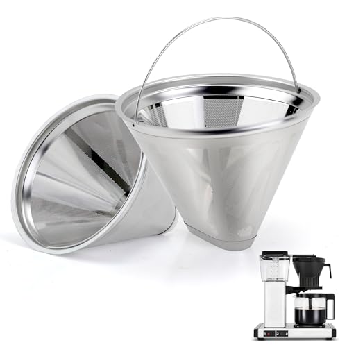 2 PCS Reusable #4 Coffee Filter for Technivorm Moccamaster KBGV and KBT