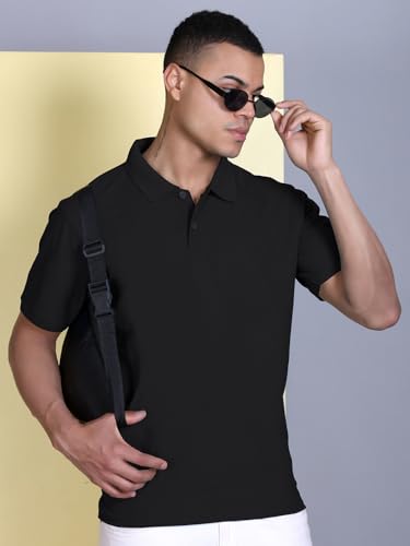 Image of FYLTR Men's Solid Polo | Regular Fit | Casual Polo Shirts for Men
