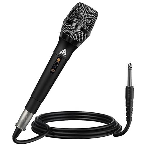 Image of Audio Array Dynamic XLR to TRS Microphone | 24Bit /48kHz | Cardioid Pickup | Metal Body & 14mm Diaphragm 3M Cable | for Podcast, Streaming, Vocal Recording & Studio Use | AM-C50