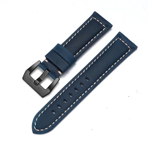 Bracelet de montre en cuir pour Panerai, vachette véritable de qualité supérieure
