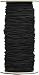 Darice 1921-3772 Elastic Cording, 2mm, Black