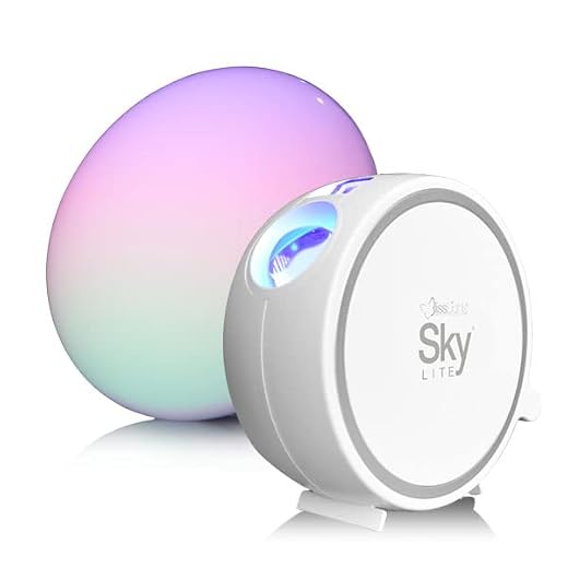 BlissLights Sky Lite (Blue Stars) x BlissRadia Night Light Projector Set