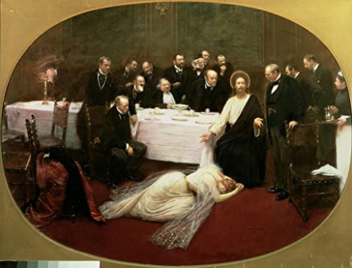 Tableau Jean Beraud Sainte Marie Madeleine toile d'art decoration murale salon 60x90cm