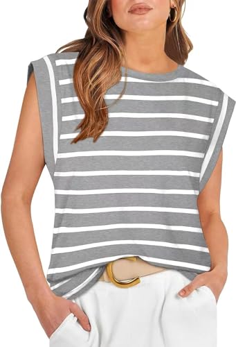 Blouse d'été décontractée à rayures pour vos journées ensoleillées et terrasses