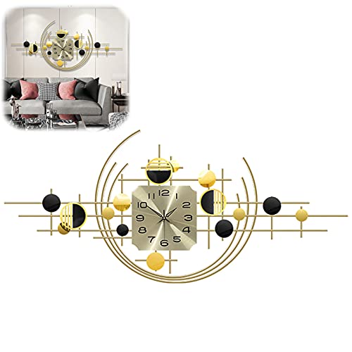 Horloges murales pour décoration de salon et cuisine design contemporain chic silencieux