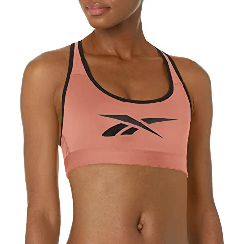 Brassière de sport Reebok grande taille pour fitness et yoga corail 3X
