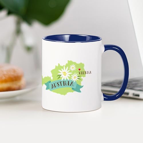 Taza de cerámica CafePress 11 oz blanco miniatura 4