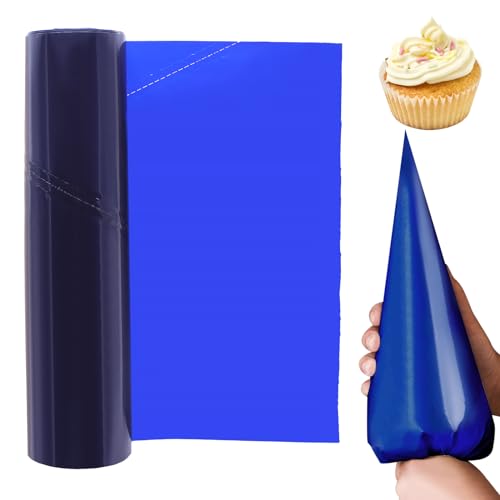 Runyu Set de poches à douille, 50 pièces 52 cm Poche à douille jetable extra grande pour la décoration de pâtisseries et de gâteaux