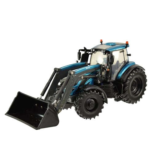 Britains Valtra T234 avec Chargeur Frontal – Jouet Tracteur de Ferme à l'échelle 1 32 – Jouets tracteurs en métal et Plastique – Modèle de Tracteur à...
