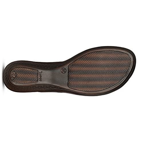 Image of Twins Shoes Women Rose Gold Wedges Heels Comfortable Women's Sandal - 2 Inch Heel Aghutha Pata Fashion Sandal