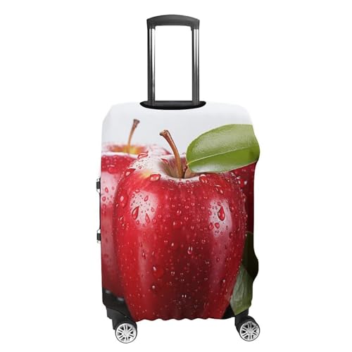 Red Apple Fruit Luggage Cover, Washable Elastic Suitcase Cover Protector Fit 18-32 Inch Luggage4