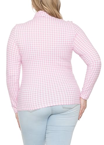 Image of Womens Turtle Neck | Long Sleeve and Sleeveless Top | Plus Size XL-7X | Tops Women White Turtleneck Women