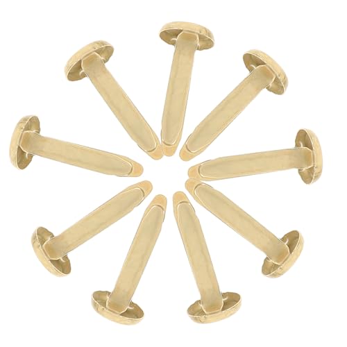 DOITOOL Craft Making Brads 100pcs Decorative Mini Brads Round Head Fasteners for DIY Scrapbooking