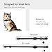 Cat Tracker GPS Collar for Cats Electronic Pet Locator Waterproof Compatible with Apple Find My No Monthly Fee Ideal for Small to Large Cats Advanced Tracking Solution Smart Collar for Pet Safety