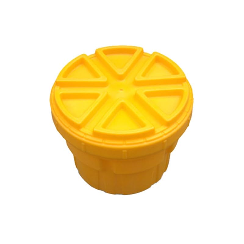 Industrial Spill Containment Pallet - Modular Stackable Drum Storage with Detachable Grating Tray and Leak-Proof Drain(66x36x12cm)