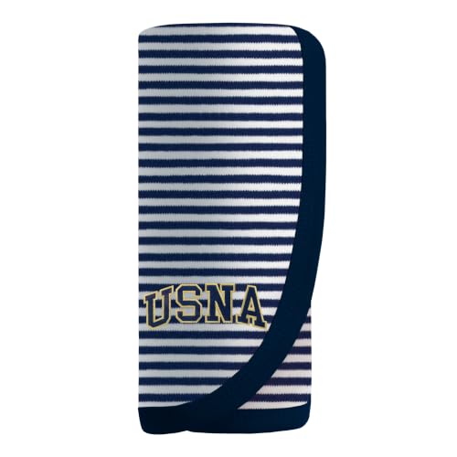 Image of Creative Knitwear College Baby NCAA Infant Striped /Solid Blanket, Unisex, One Size 37.5 X 33.5