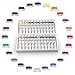 Acrylic Paint Set 24 Colors 12 ml Tubes Paints Art Kits Acrylic Painting for Kids and Adults Beginners Students Professionals