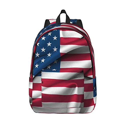 Sac à dos ordinateur portable ski grand sac de voyage garçons filles drapeau USA