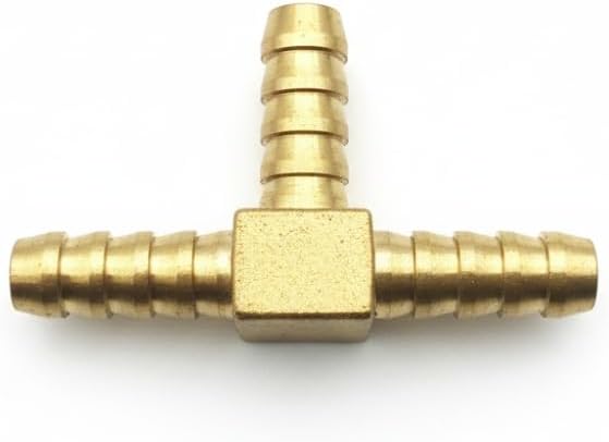 Pecific Appliance Brass 3-Way Hose Connector | brass connector best hose connector gas pipe T joint 3 way gas splitter hose adapter